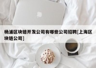 杨浦区块链开发公司有哪些公司招聘[上海区块链公司]